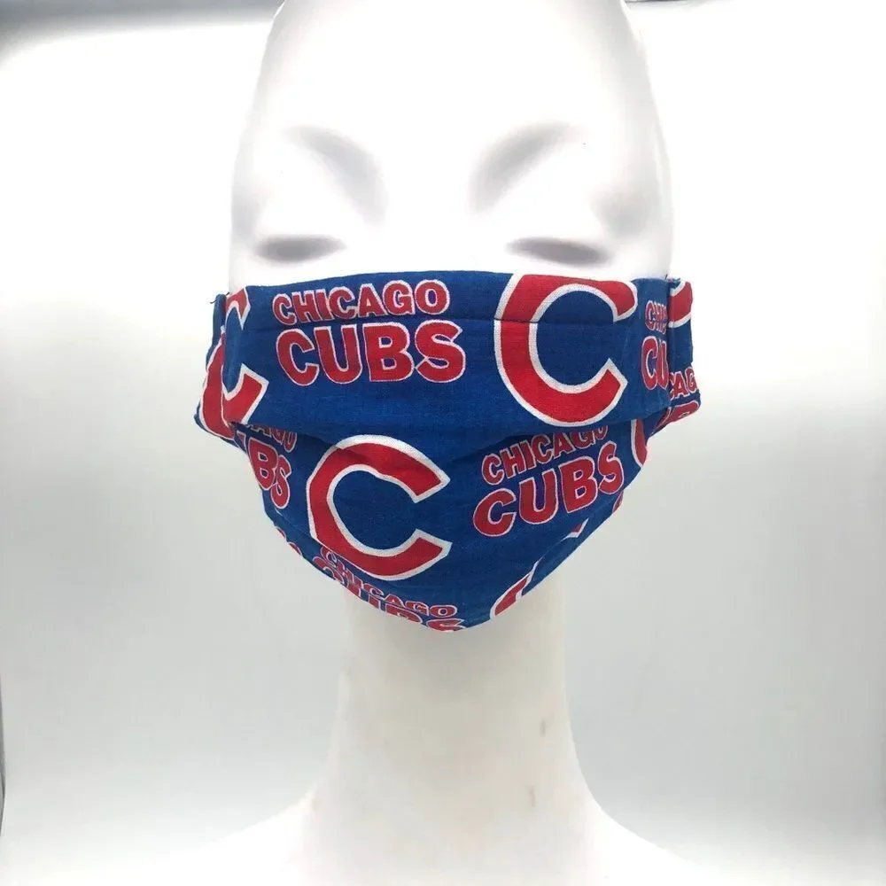 Chicago Cubs Face Mask 100% Cotton